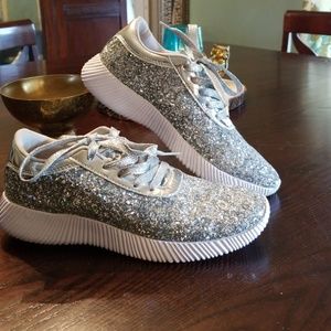 Glittered sneakers